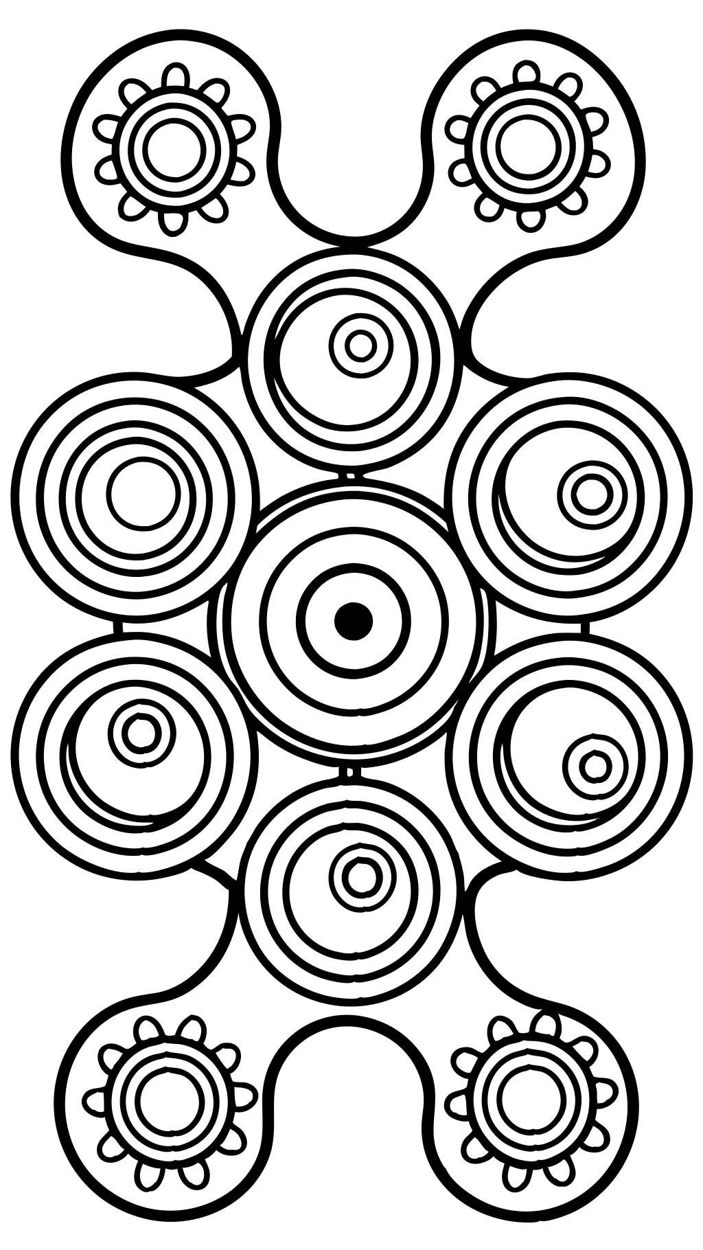 fidget spinners coloring pages